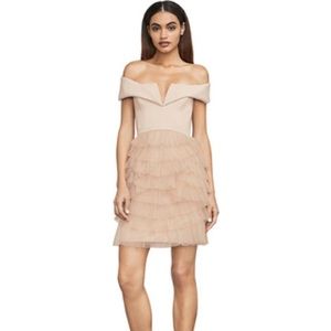 BCBG Off The Shoulder Marquise Dress